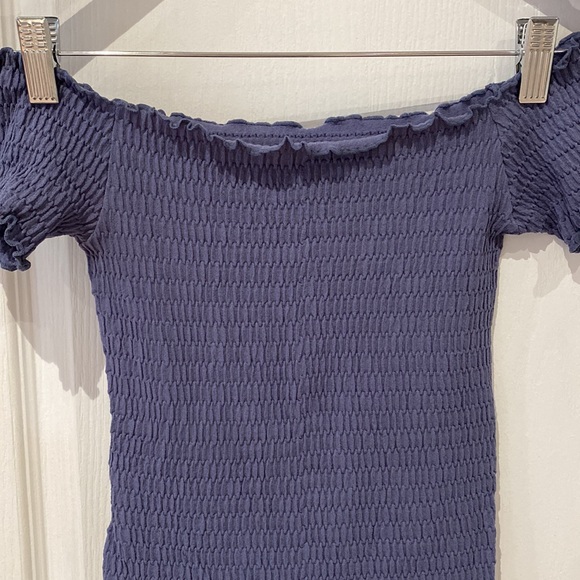 Free People Moulin Smocked Off-Shoulder Top - Picture 3 of 4